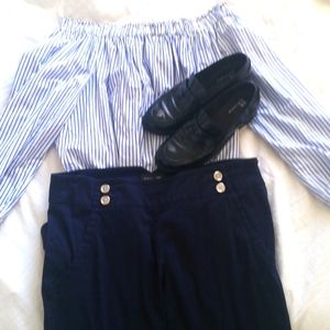 Off the shoulder cotton blouse